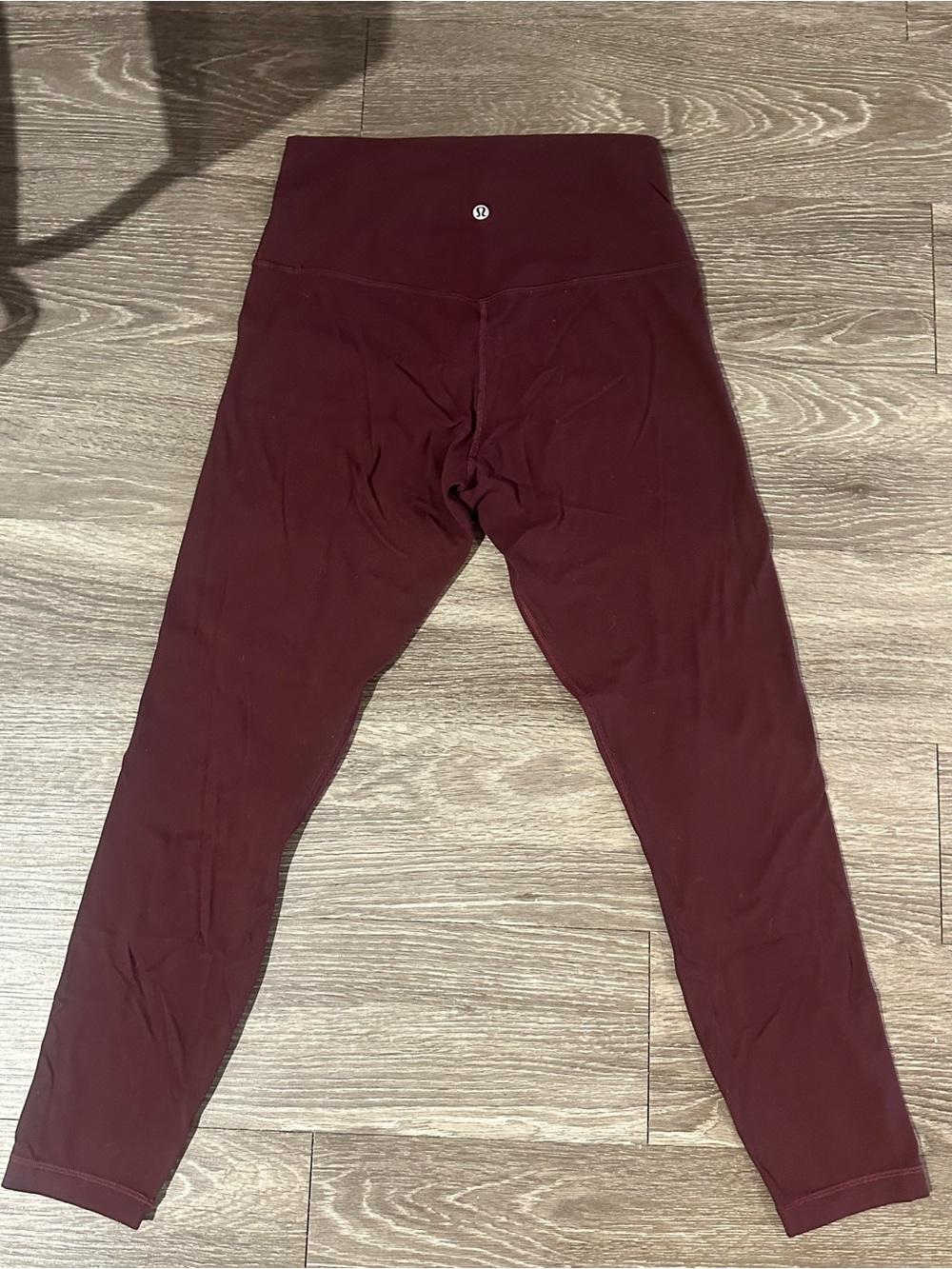 Lululemon maroon align leggings size 8 25" inseam